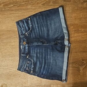 edgely High Rise Denim Shorts Size 10